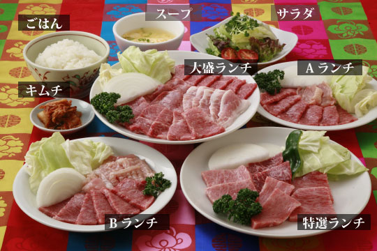 長崎県佐世保市 焼肉料理専門店 大平楽 ランチメニュー 11 30 14 00 長崎県佐世保市 焼肉料理専門店 大平楽 ランチメニュー 11 30 14 00